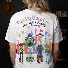 Load image into Gallery viewer, “Create Unforgettable Family Memories” - Personalized Family Vacation Shirt - Custom Gift for Families, Friends, and Kids
