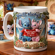 Load image into Gallery viewer, You'll Always Be Stuck with Me - Personalized Mug for Couples Coffee Mug PopCulturePrints
