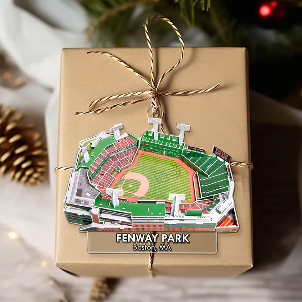 Custom Baseball Stadium Ornament for Fans - Fenway Park Edition