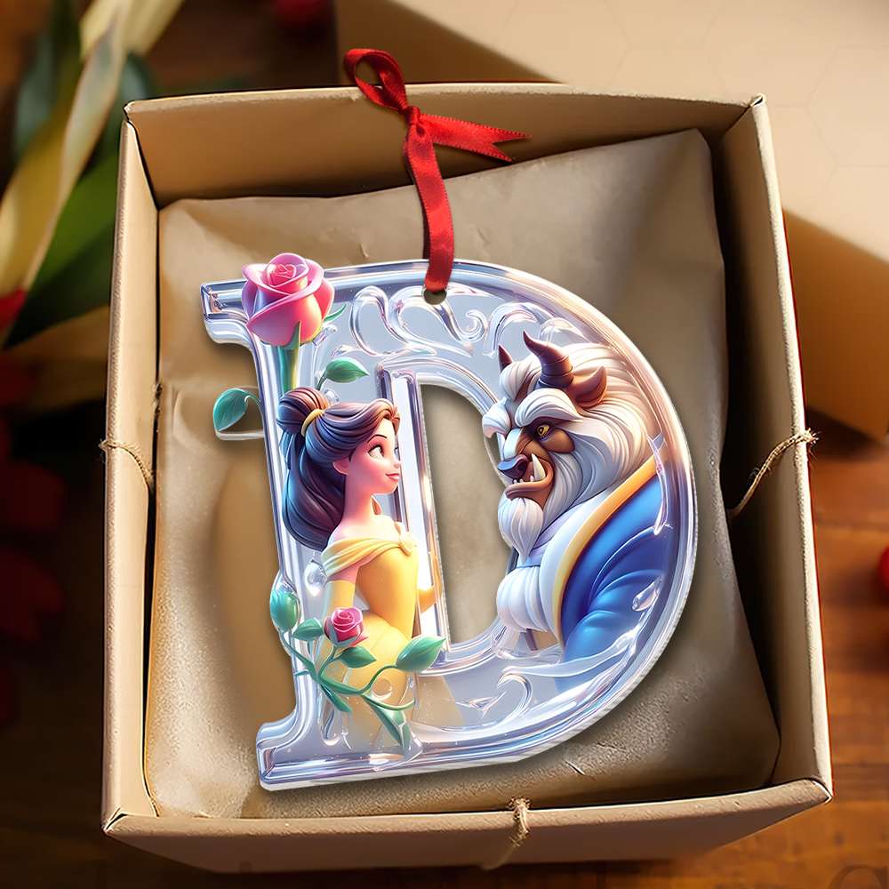 Personalized Movie-Themed Christmas Ornament with Initials – Perfect Gift for Film Lovers Ornament PopCulturePrints