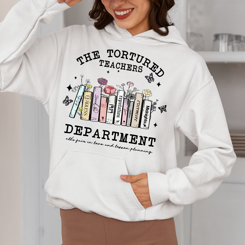 Funny Tortured Teachers Department T-Shirt - Perfect Gift for Educators