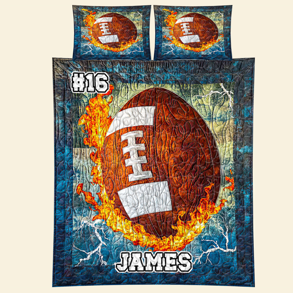 Personalized Baseball Lover's Quilt Bedding Set Blanket PopCulturePrints