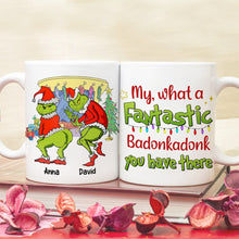 Load image into Gallery viewer, Cheeky Christmas Couple Coffee Mug - Personalized Fun Gift
