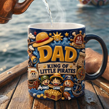 Load image into Gallery viewer, "Adventure Awaits: Captain Dad's Magic Mug" - Personalized Gift for Dads, Grandpas, and More! Coffee Mug PopCulturePrints
