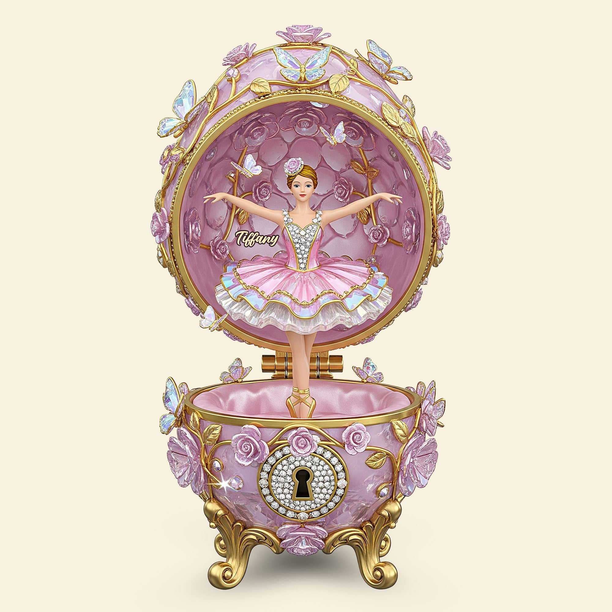 Dance Through Life - Personalized Ballet Girl Acrylic Plaque for Ballet Lovers Shaped Plaques PopCulturePrints