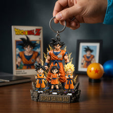 Load image into Gallery viewer, “Show Your Superpower: Perfect for Dads!” - Personalized Power Dad Acrylic Keychain - Gift for Dad, Grandpa Keychains PopCulturePrints
