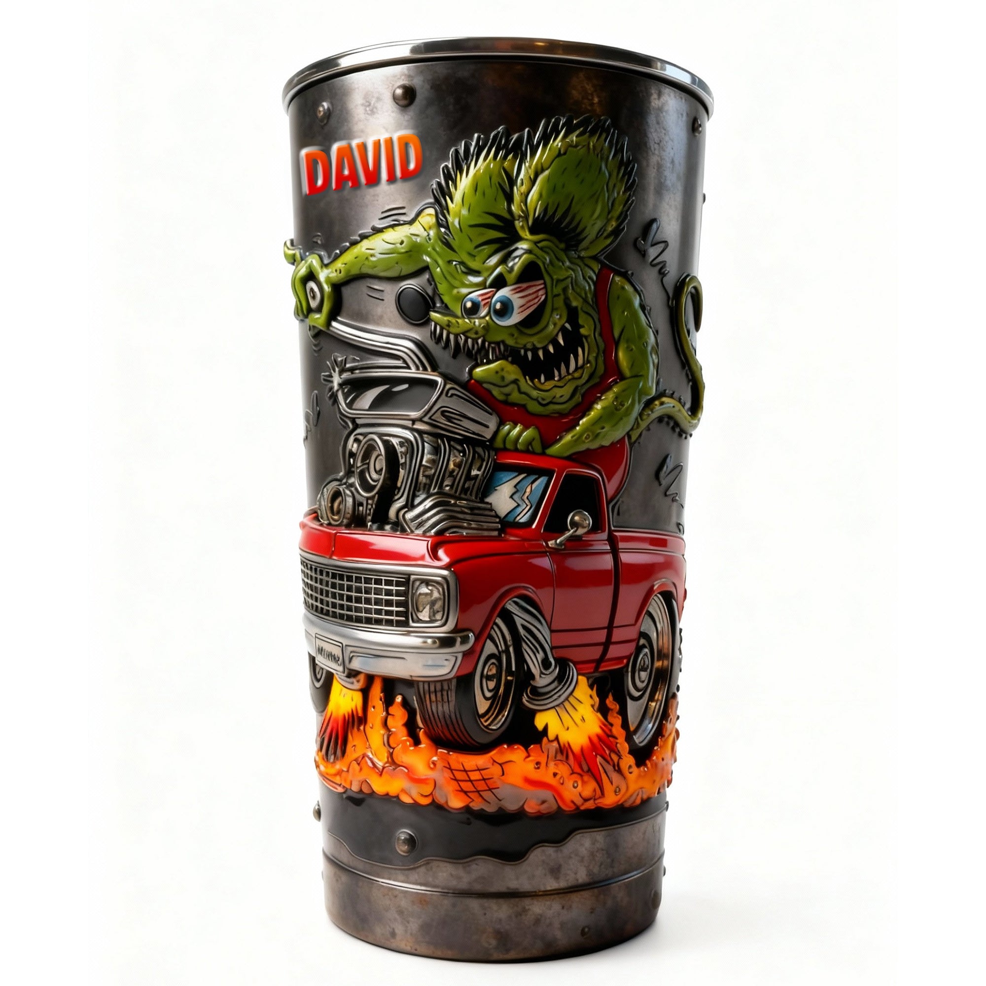 Rev Up Your Spirit: Personalized Funny Gifts For Hot Rod Lovers - Custom Tumbler Tumbler Cup PopCulturePrints