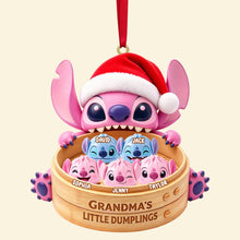 Load image into Gallery viewer, Grandma's Adorable Grandkids Christmas Ornament - Personalized Gift for Grandma Ornament PopCulturePrints
