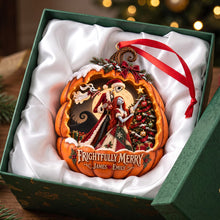 Load image into Gallery viewer, Spooky Couple Acrylic Ornament - Personalized Gifts For Couple 04hatn081026 Ornament PopCulturePrints
