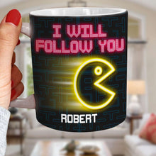 Load image into Gallery viewer, Personalized Gamer Mug for Couples - Custom Valentine&#39;s Day Gift for Her Coffee Mug PopCulturePrints
