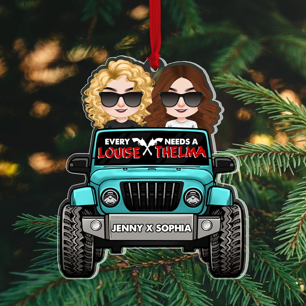 Custom 'Every Louise Needs a Thelma' Ornament