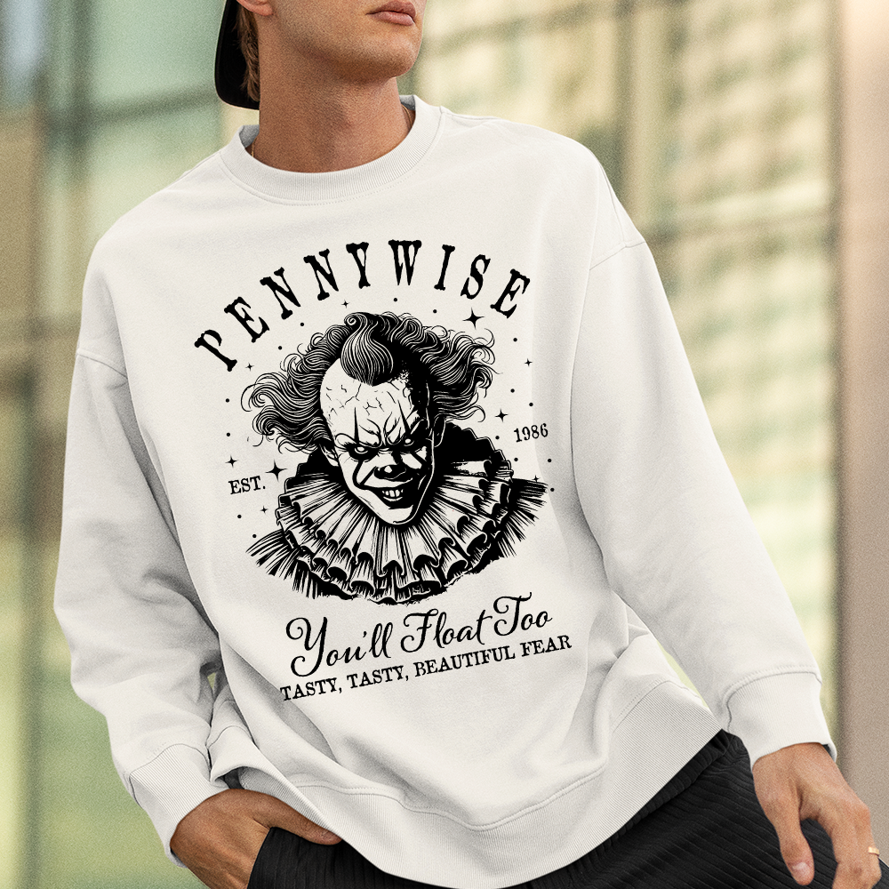 Pennywise Vintage Halloween Sweatshirt - You'll Float Too