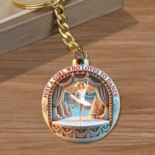 Load image into Gallery viewer, Custom Keychain for Ballet Lovers - Unique Photo Gift Keychains PopCulturePrints
