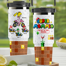 Load image into Gallery viewer, You Are the Tops - Super Mom Personalized Tumbler Cup for Mother&#39;s Day Gifts Tumbler Cup PopCulturePrints
