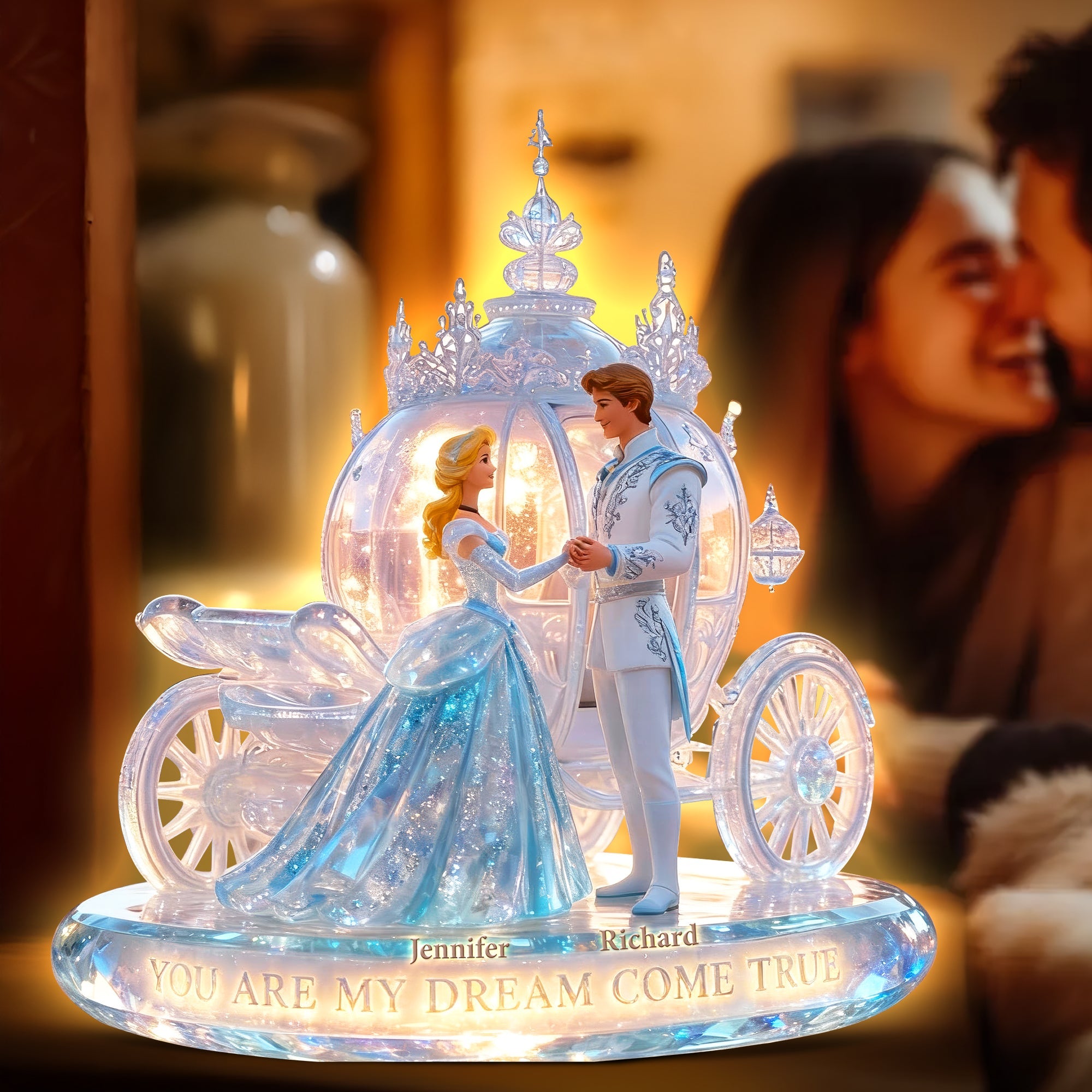 You Are My Dream Come True - Miracle Couple Light Box | Personalized Gifts for Couples Light Box PopCulturePrints