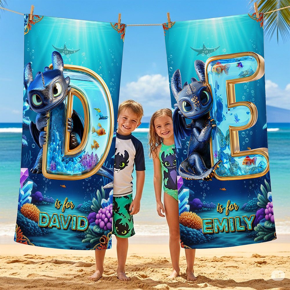 Make Waves with Personalized Mythic Ocean Beach Towel - Gift for Beach Lovers Beach Towel PopCulturePrints