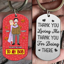 Load image into Gallery viewer, Personalized Couple Keychain - Heartfelt Gift for Loved Ones Keychains PopCulturePrints

