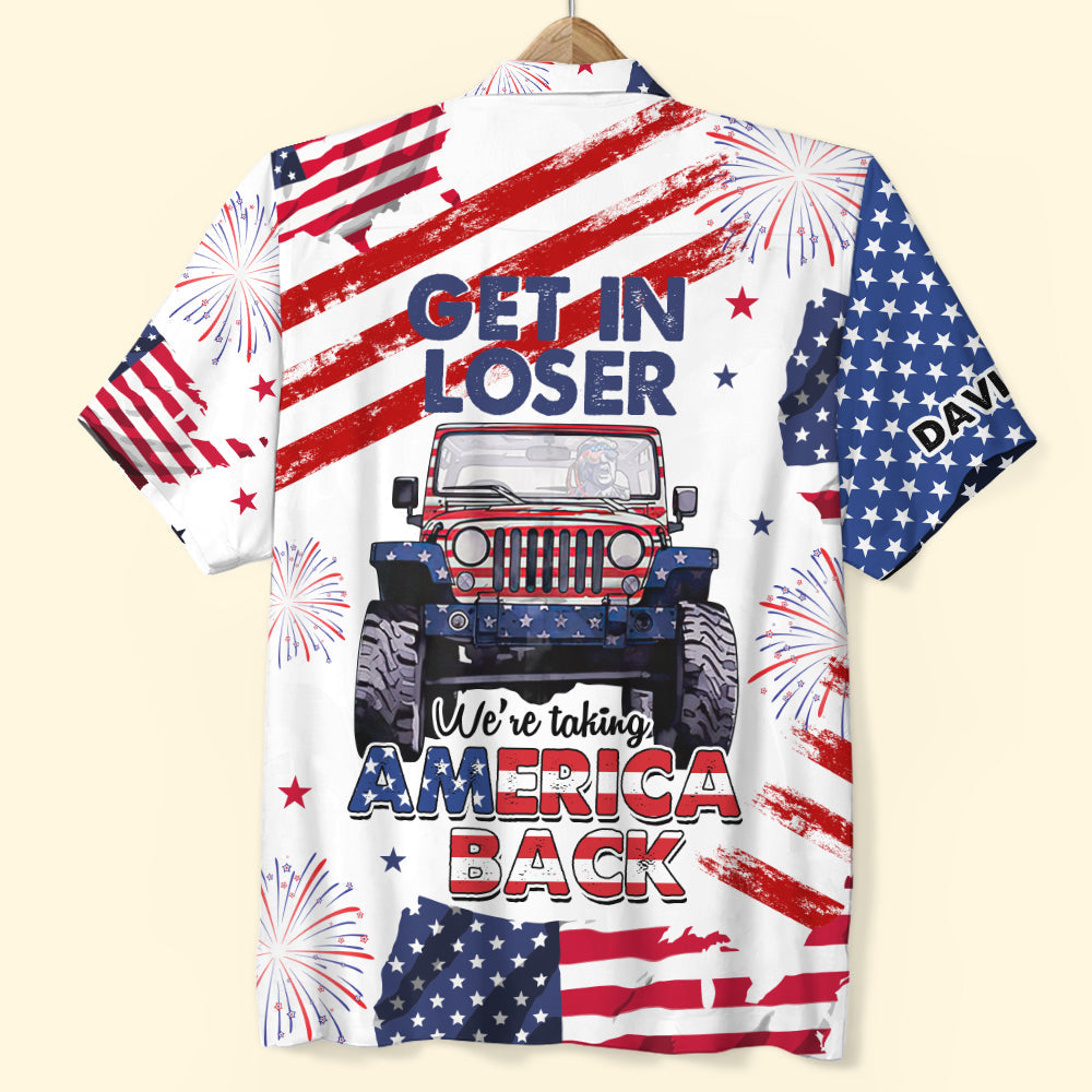 Patriot Spirit Hawaiian Shirt - American Flag Edition Hawaiian Shirts PopCulturePrints