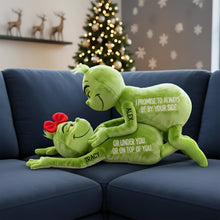 Load image into Gallery viewer, I Promise To Always Be By Your Side - Fun Inseparable Couple Custom Shape Pillow Pillow PopCulturePrints
