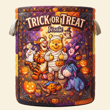 Load image into Gallery viewer, Whimsical Woodland Friend Laundry Basket - Personalized Gift For Halloween 04TYTA050826 Laundry Basket PopCulturePrints
