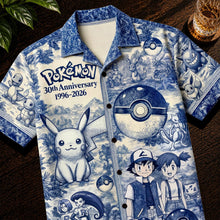 Load image into Gallery viewer, Lovely Characters Celebrate 30th Anniversary Toile De Jouy Hawaiian Shirt - Personalized Gifts 01huqn180626 Hawaiian Shirts PopCulturePrints
