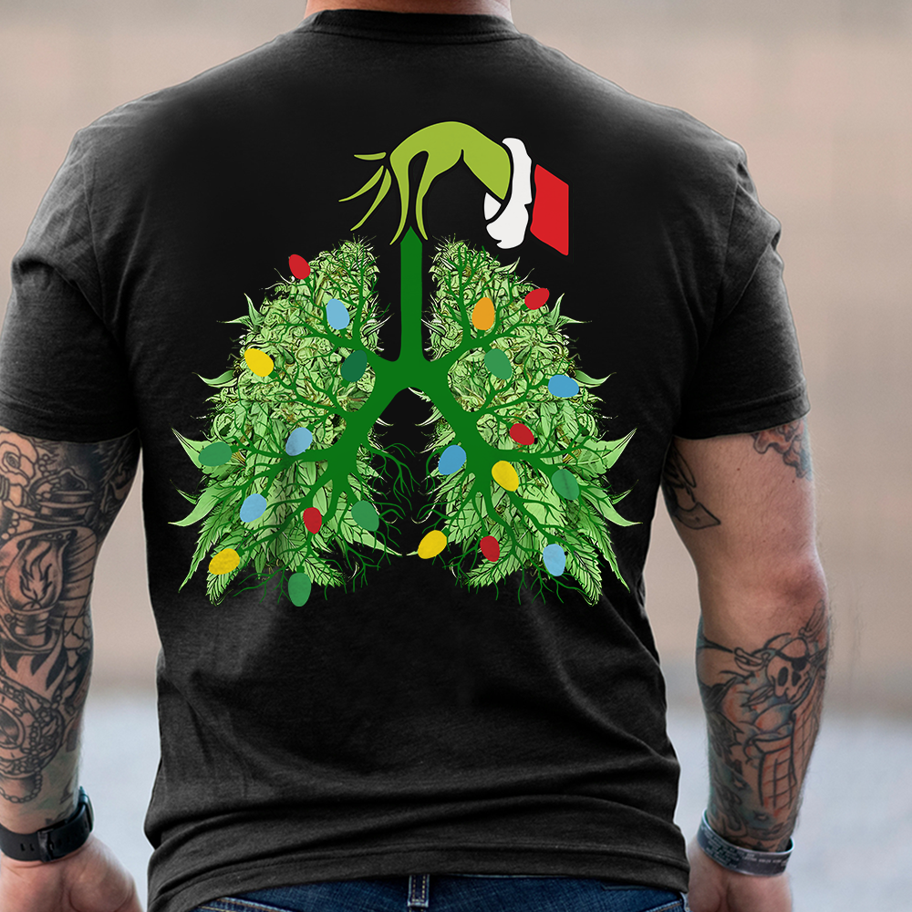 Personalized Cannabis Christmas Hoodie - Mister Stole Your Weed Shirts PopCulturePrints