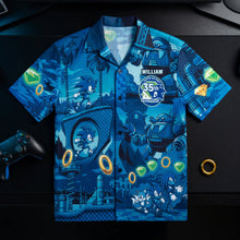 Load image into Gallery viewer, “Gotta Go Fast!” - Fast Journey Hawaiian Shirt - Personalized Gift for Sonic Fans Hawaiian Shirts PopCulturePrints
