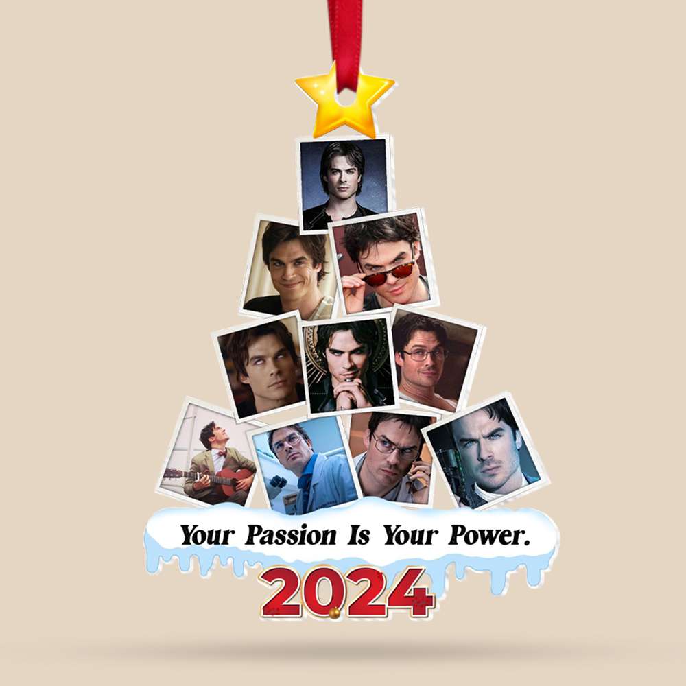 Custom Photo Christmas Ornament for TV Show Fans - 2024 Edition Ornament PopCulturePrints