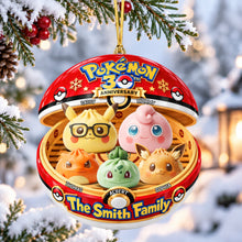 Load image into Gallery viewer, Celebrate Your Family with Cute Dumpling Family Christmas Ornament - Personalized Gift
