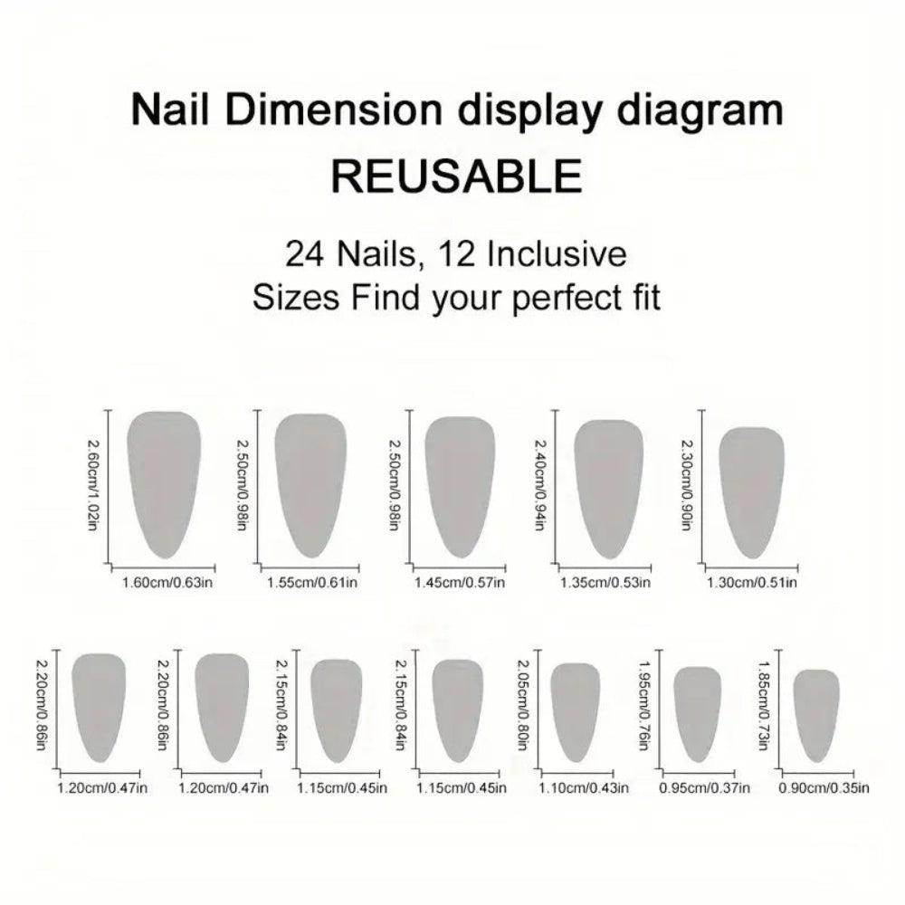“Spook Your Style!” - Almond Shaped Halloween Press-On Nails - Personalized Gift for Her Press-On Nails PopCulturePrints