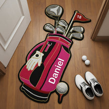 Load image into Gallery viewer, “Step Into Style!” - Fairway Style Golf Bag Doormat - Personalized Gifts For Golfers Doormat PopCulturePrints
