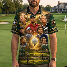 Load image into Gallery viewer, Golf Legends Hawaiian Shirt - Personalized Gift for Golf Lovers
