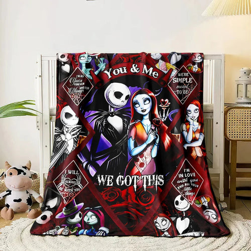 Till Death Love Story Blanket - A Personalized Gift for Couples Blanket PopCulturePrints