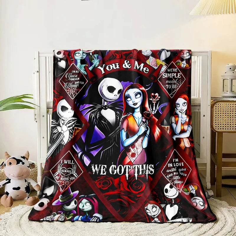 Till Death Love Story Blanket - A Personalized Gift for Couples Blanket PopCulturePrints