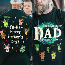 Load image into Gallery viewer, &quot;Celebrate Every Hero&#39;s Journey!&quot; - Personalized Legend Dad Shirt - Gift for Dads, Grandpas, and Every Father Figure Shirts PopCulturePrints
