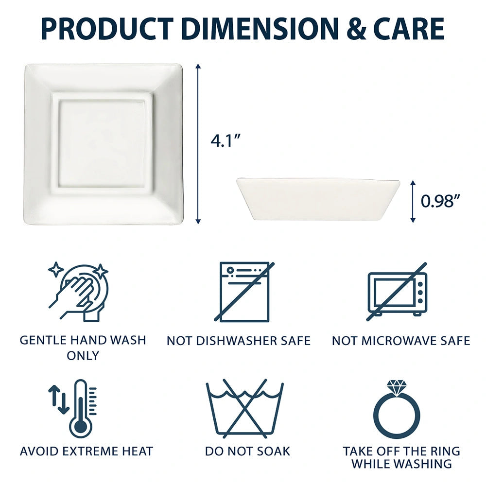 Forever Your Daughter - Personalized Ring Dish for Mother's Day Ring Dish PopCulturePrints