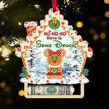 Load image into Gallery viewer, Personalized Christmas Money Holder Ornament - Here is Some Dough
