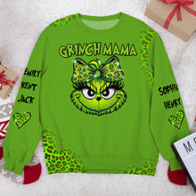 Load image into Gallery viewer, Custom Grinch Mama Christmas 3D Sweatshirt AOP Products PopCulturePrints
