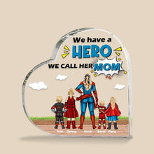 Load image into Gallery viewer, Personalized Hero Mom Plaque - Custom Mother&#39;s Day Gift Decorative Plaques PopCulturePrints
