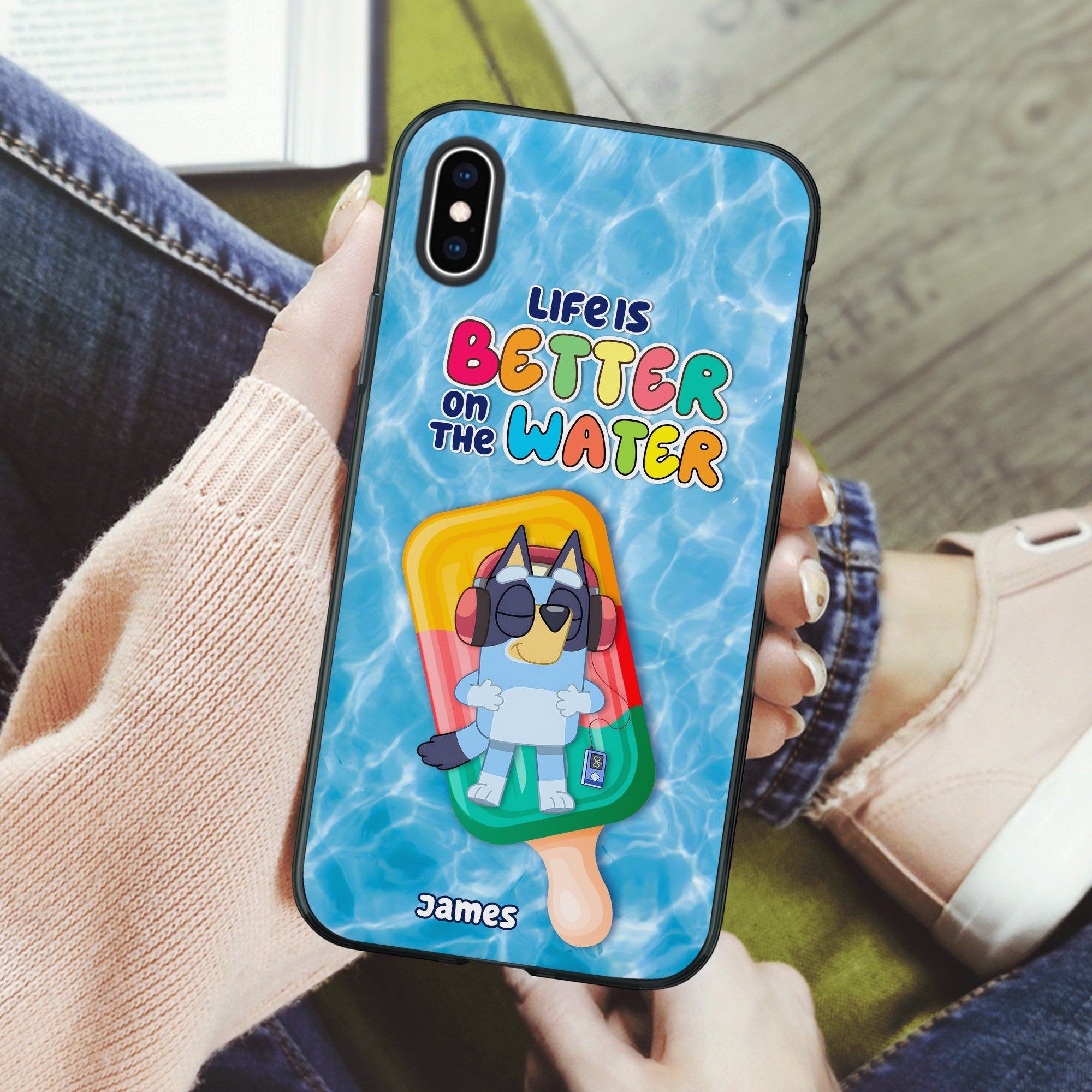 Personalized 'Life is Better on the Water' Phone Case for Fans