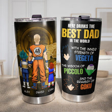 Load image into Gallery viewer, Personalized Super Dad Tumbler - Inspired by Iconic Heroes
