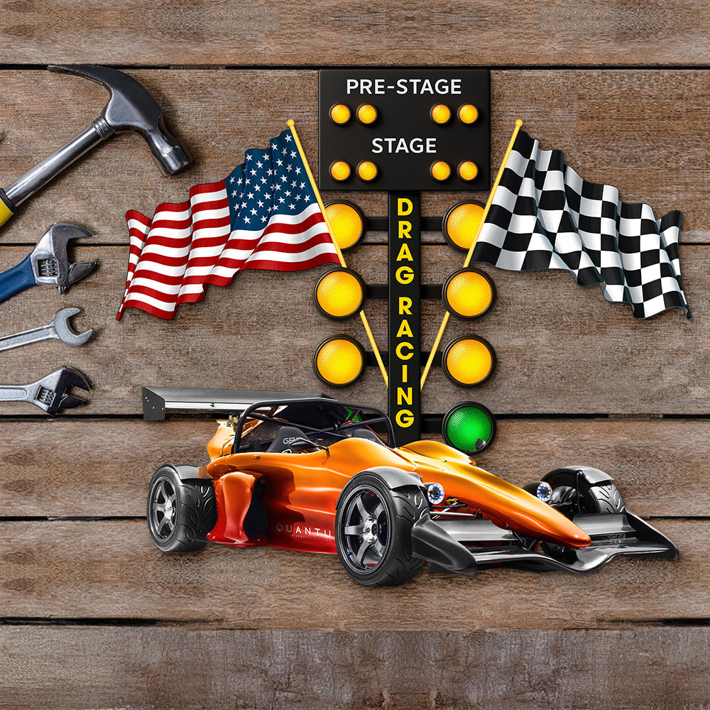 Feel the Need for Speed - Drag Racing Metal Sign, Customizable Gift for Racing Enthusiasts Metal Signs PopCulturePrints