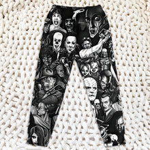 Load image into Gallery viewer, Horror Fans Jogger Sweatpants - Unique Prints for Movie Buffs Shorts and Pants PopCulturePrints
