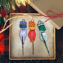 Load image into Gallery viewer, Personalized Wizard-Themed Christmas Acrylic Ornaments
