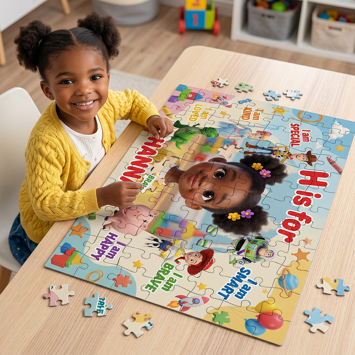 Creating Smiles - Custom Photo Jigsaw Puzzle, Personalized Gift for Kids