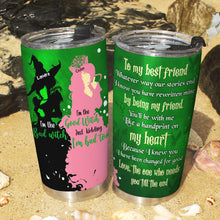 Load image into Gallery viewer, Personalized Best Friend Tumbler - Wicked Besties Design Tumbler Cup PopCulturePrints
