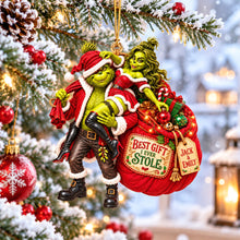 Load image into Gallery viewer, Best Gift I Ever Stole - Funny Personalized Christmas Ornament for Couples
