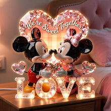 Load image into Gallery viewer, We're Sweet Together - Personalized Sweet Couple Acrylic Light Box Light Box PopCulturePrints
