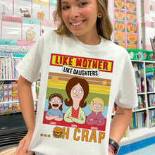 Load image into Gallery viewer, Like Mother Like Daughter - Personalized T-Shirt for Moms &amp; Daughters Shirts PopCulturePrints
