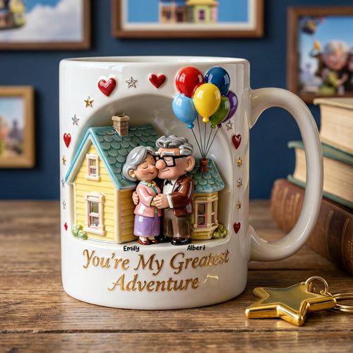 You're My Greatest Adventure - Personalized Coffee Mug for Couples Coffee Mug PopCulturePrints